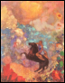 Odilon Redon, Muse auf Pegasus, 1900, 73 x 54cm Spluegen-Gallery