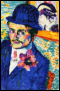 Robert Delaunay, Portrait of Jean Metzinger 72 x 49cm Spluegen-Gallery