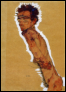 Egon Schiele, Self Portrait Nude, 1910, 43.1 x 27.5 cm Spluegen-Gallery
